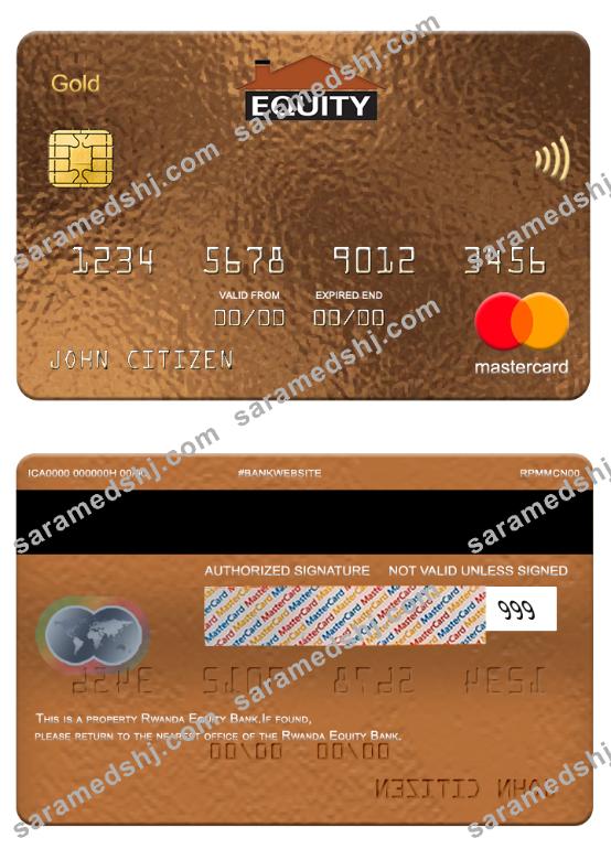 Rwanda Equity Bank mastercard